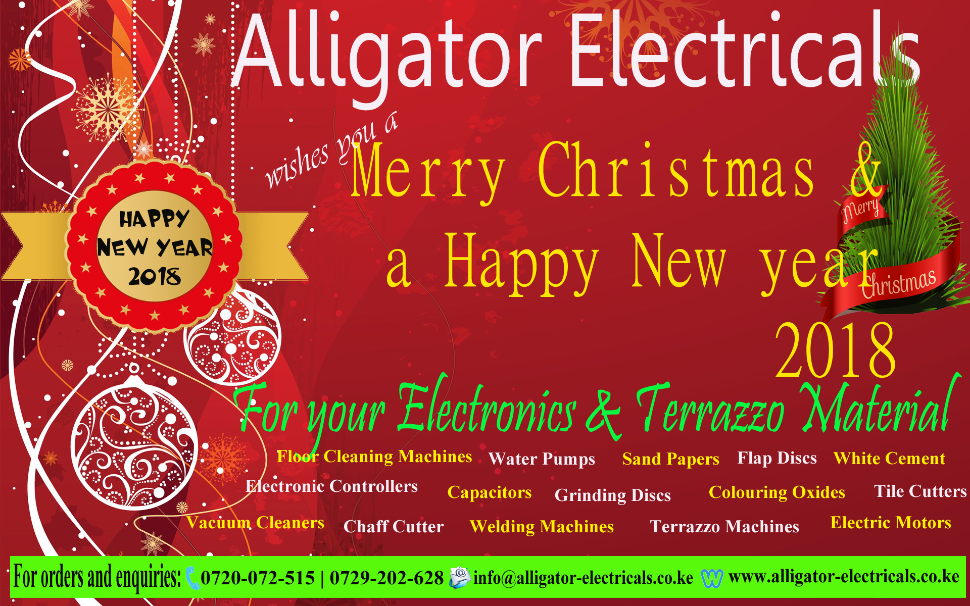 Alligator Christmas n ny 2018
