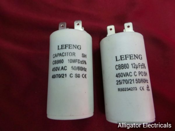 Motor Running Capacitor 10-12µF,450V