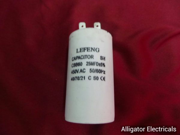 Motor Running Capacitor 25µF,450VAc