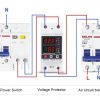 40A Single Phase Over Voltage , Under Voltage  and Current Protector - Image 4
