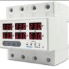 63A ,220V Display Three Phase Over Voltage , Under Voltage  and Current Protector